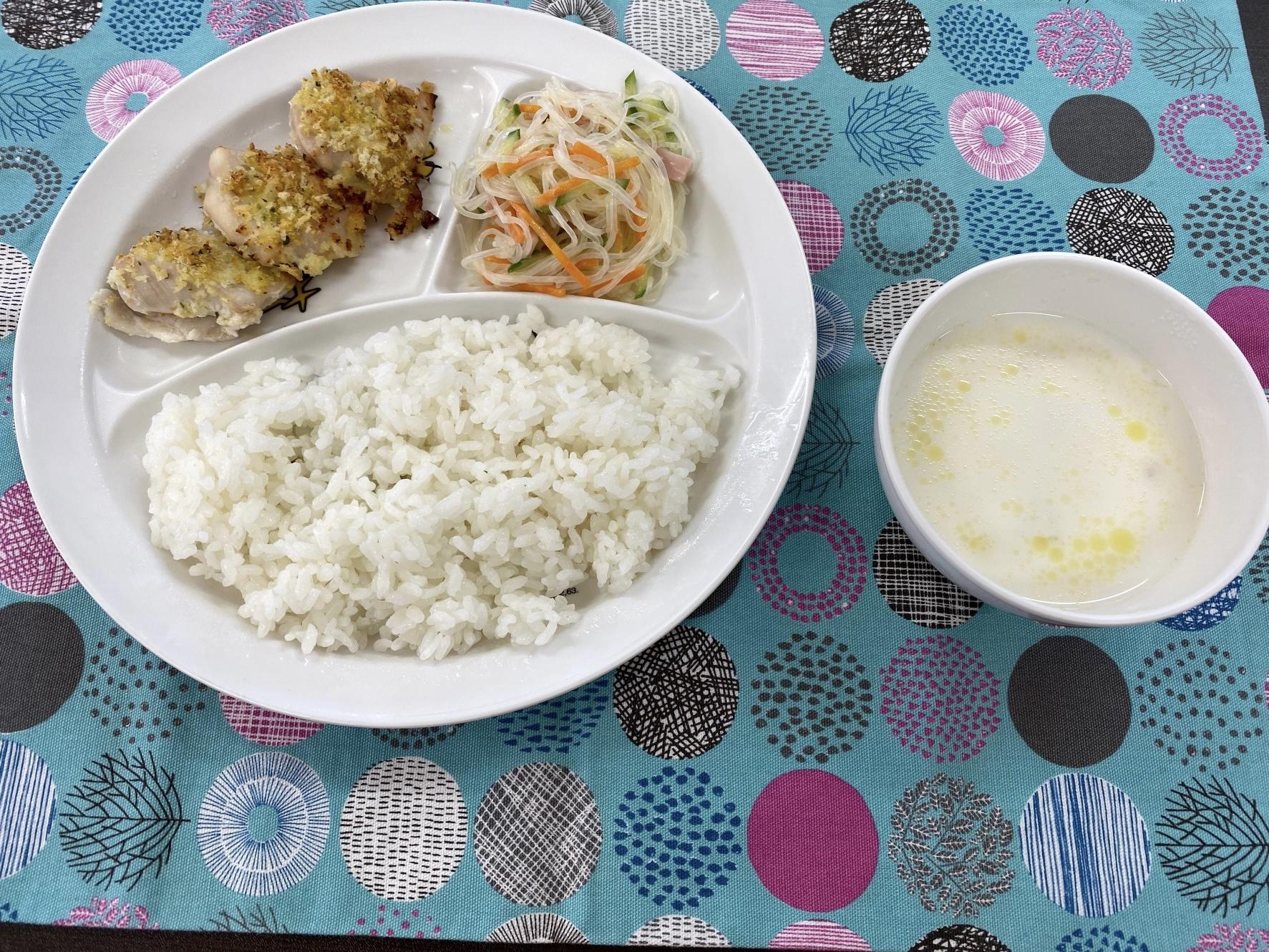 鶏肉のパン粉焼き