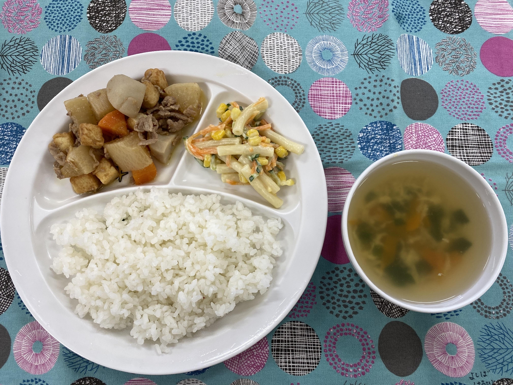 厚揚げと豚肉の煮物