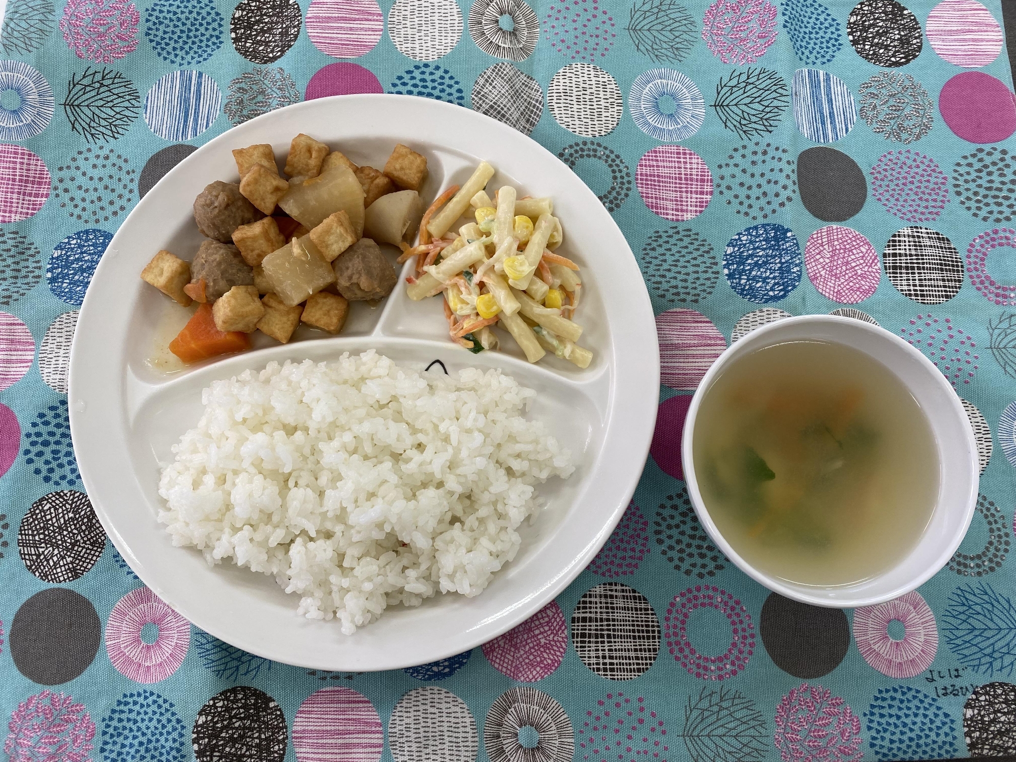 厚揚げと肉団子の煮物