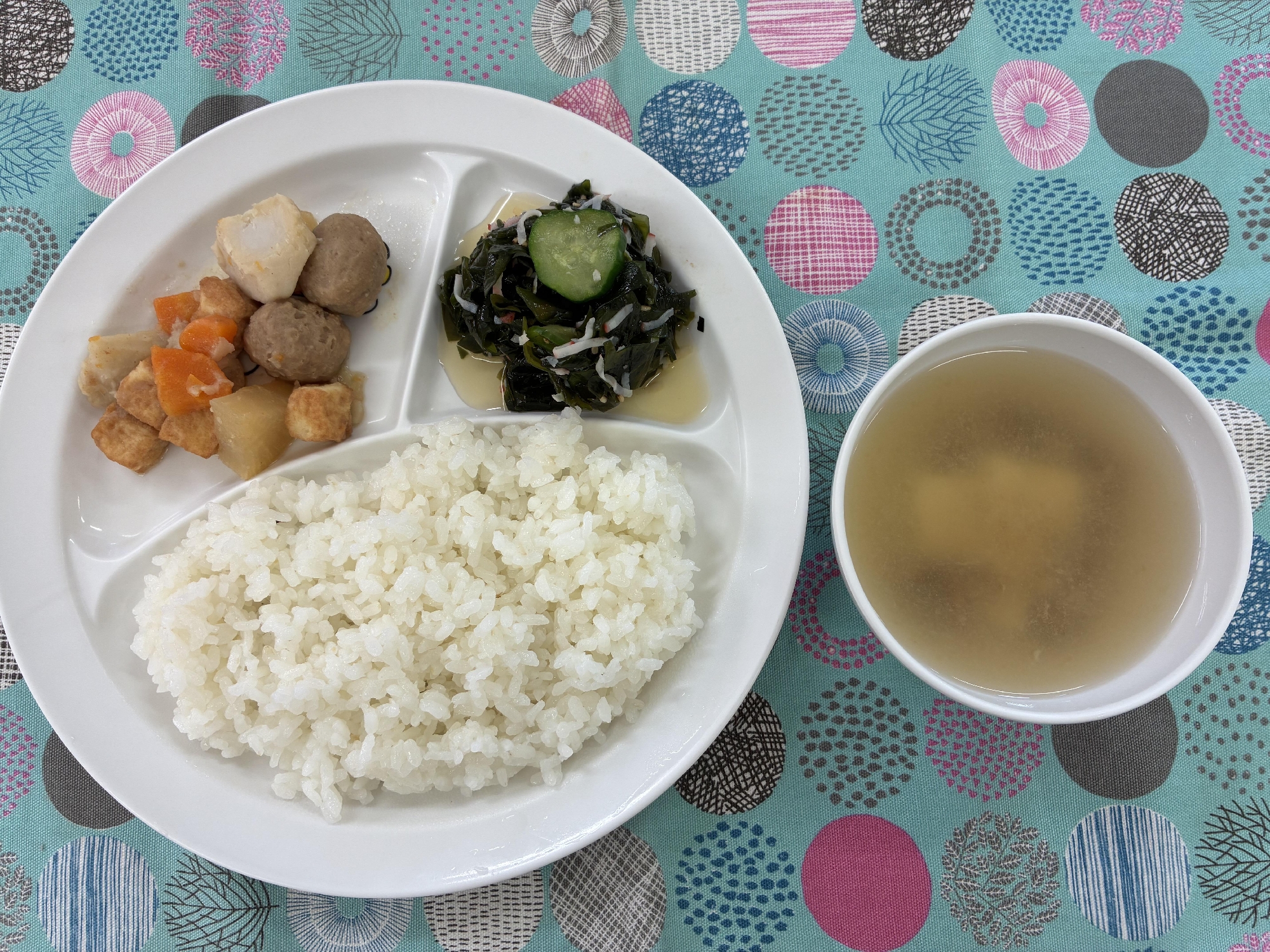 厚揚げと肉団子の煮物
