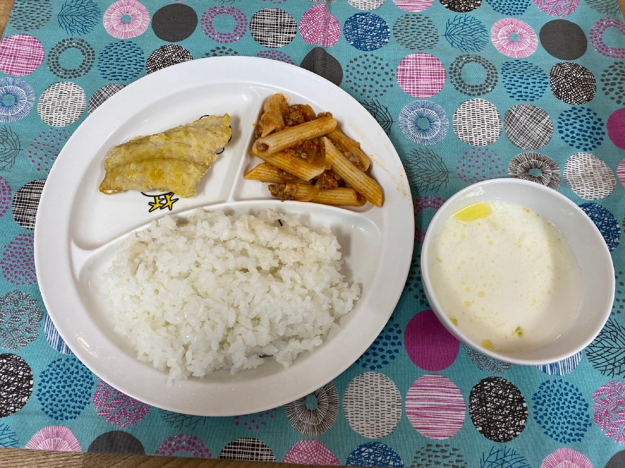 鱈のカレー風味ムニエル