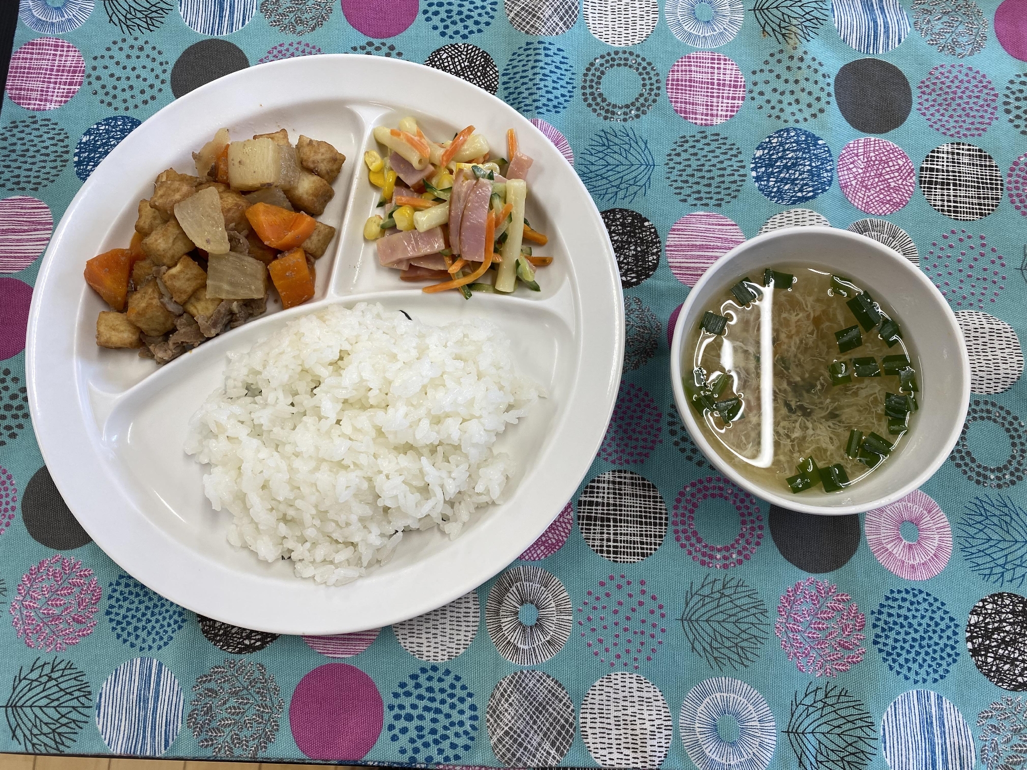 厚揚げと豚肉の煮物