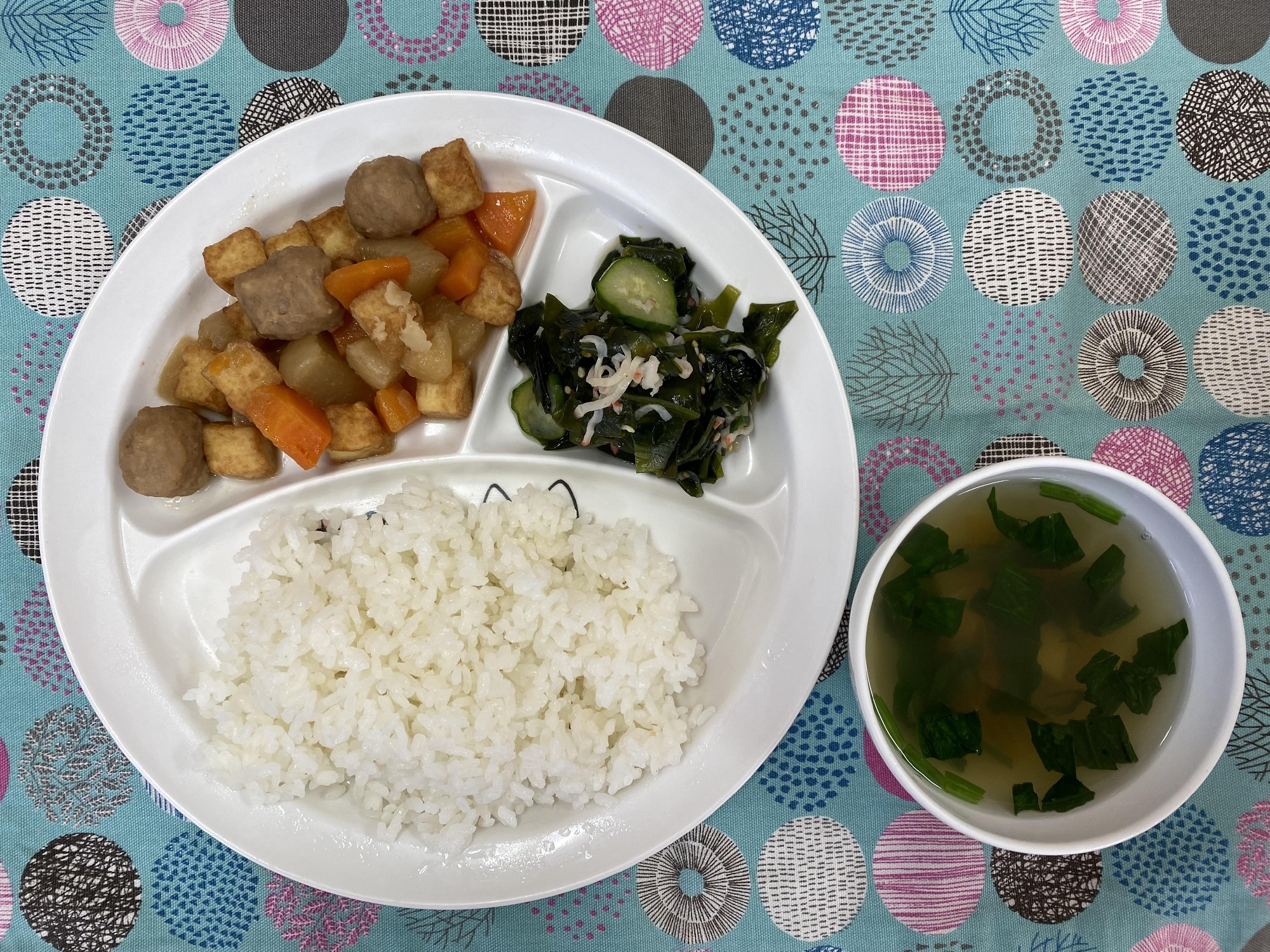 厚揚げと肉団子の煮物