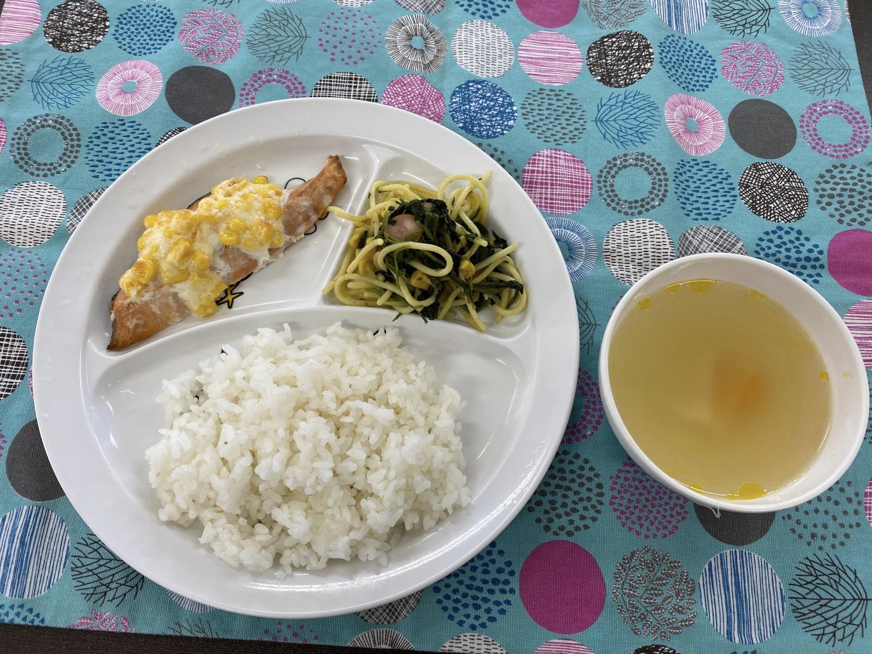 鮭のコーンマヨネーズ焼き