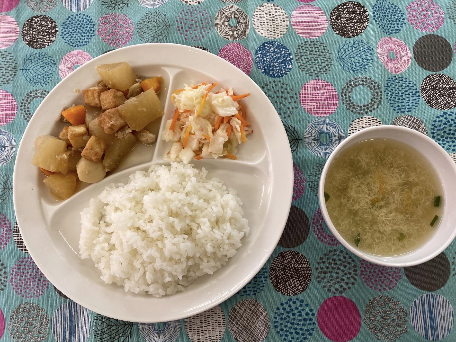 厚揚げと鶏肉の煮物