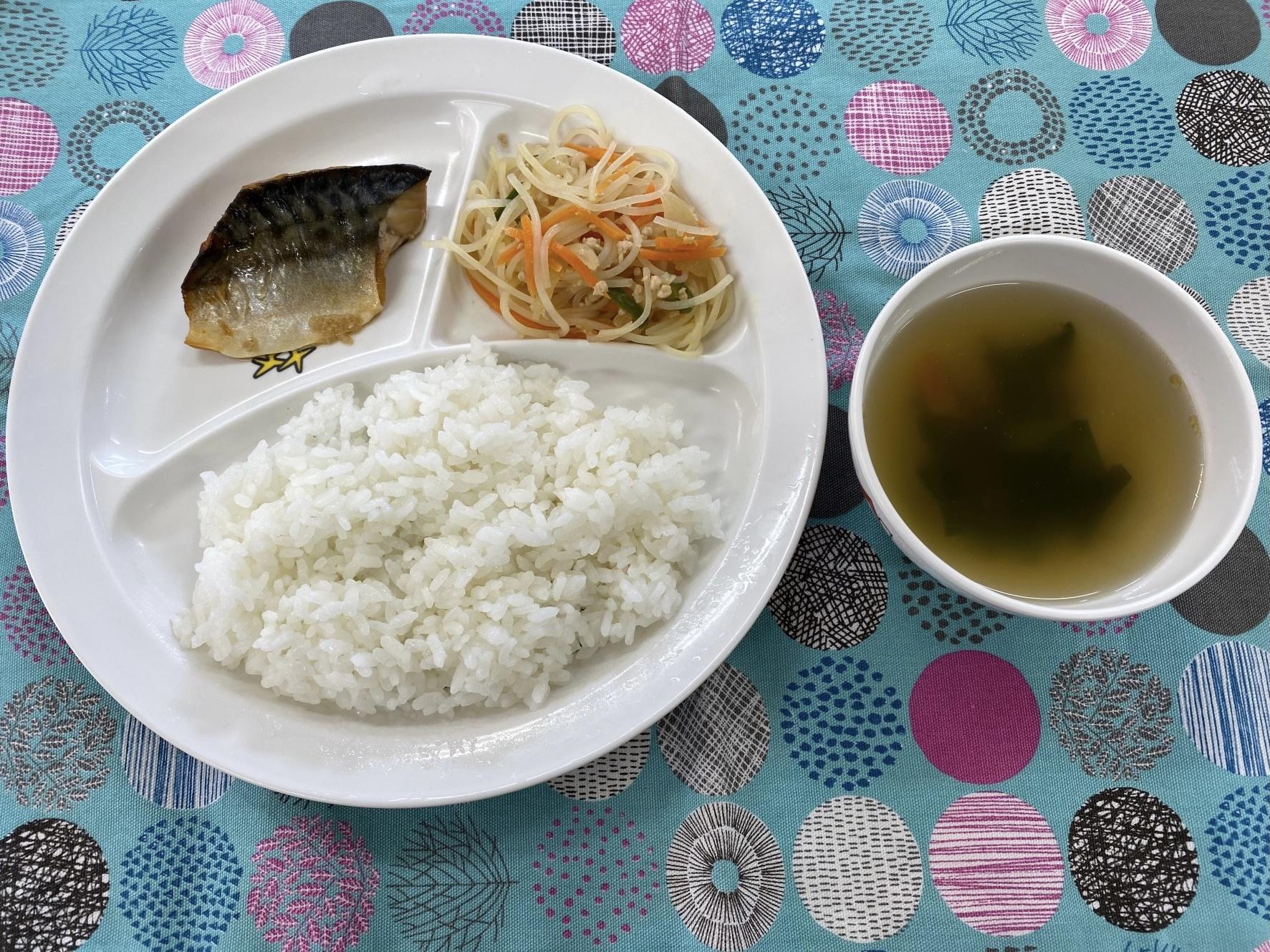 鯖のカレー醤油焼き