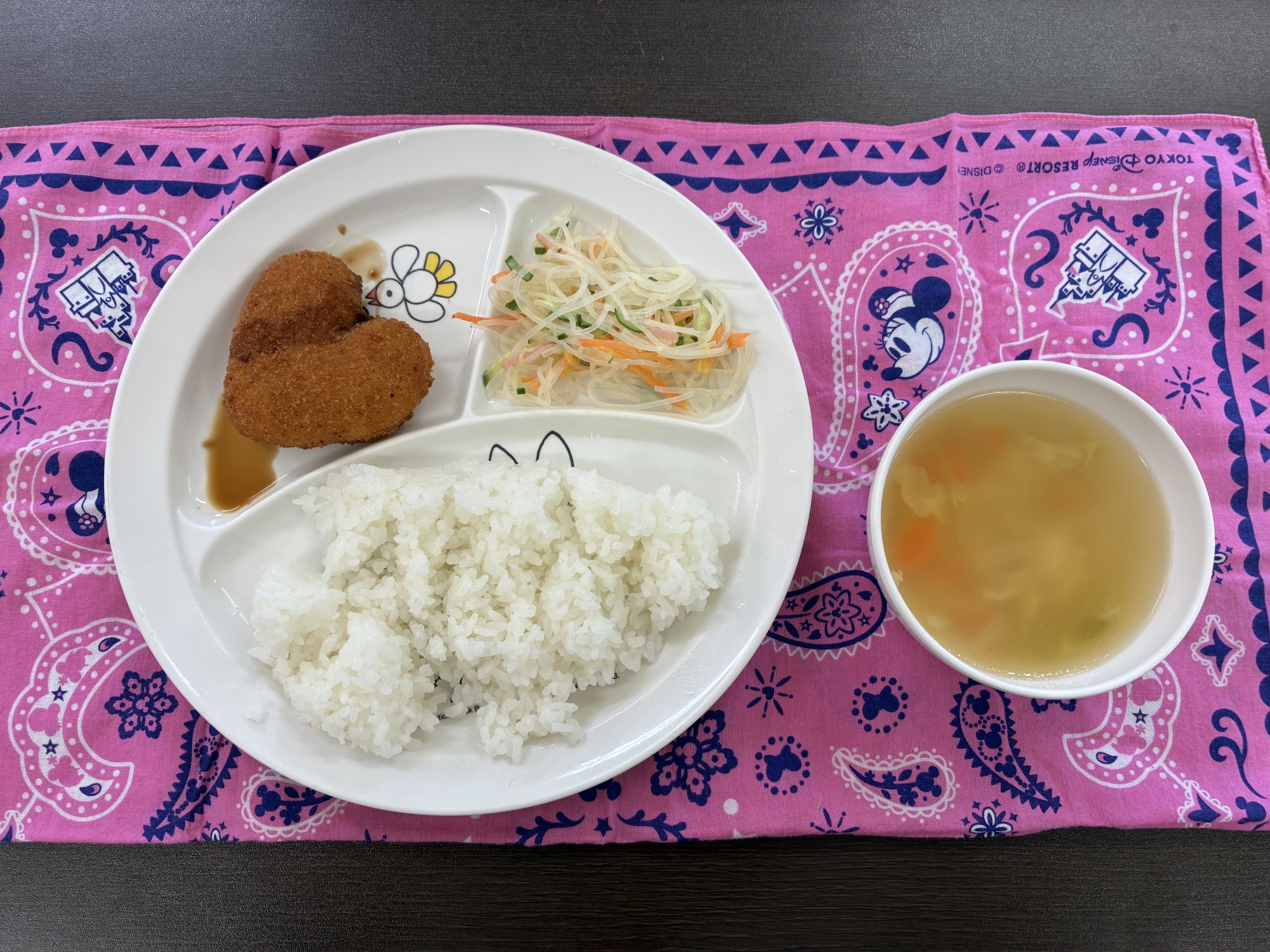 さつまいものハートコロッケ