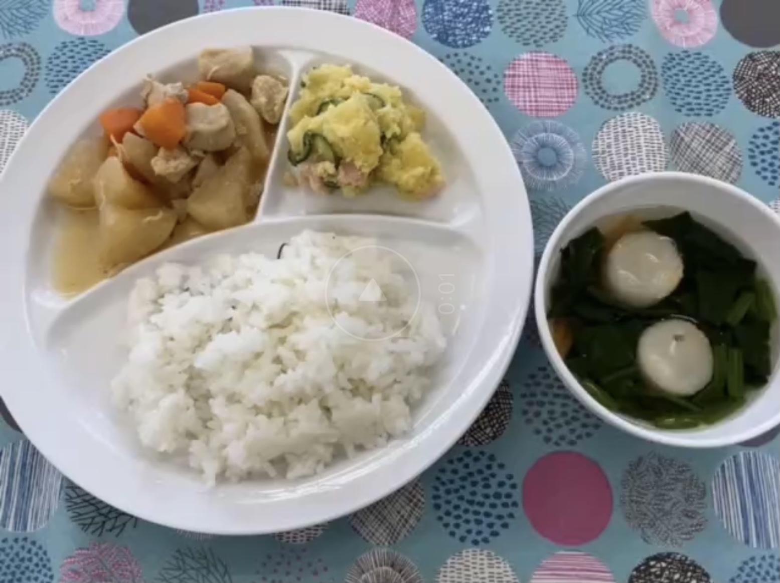 鶏肉と高野豆腐とさといもの煮物