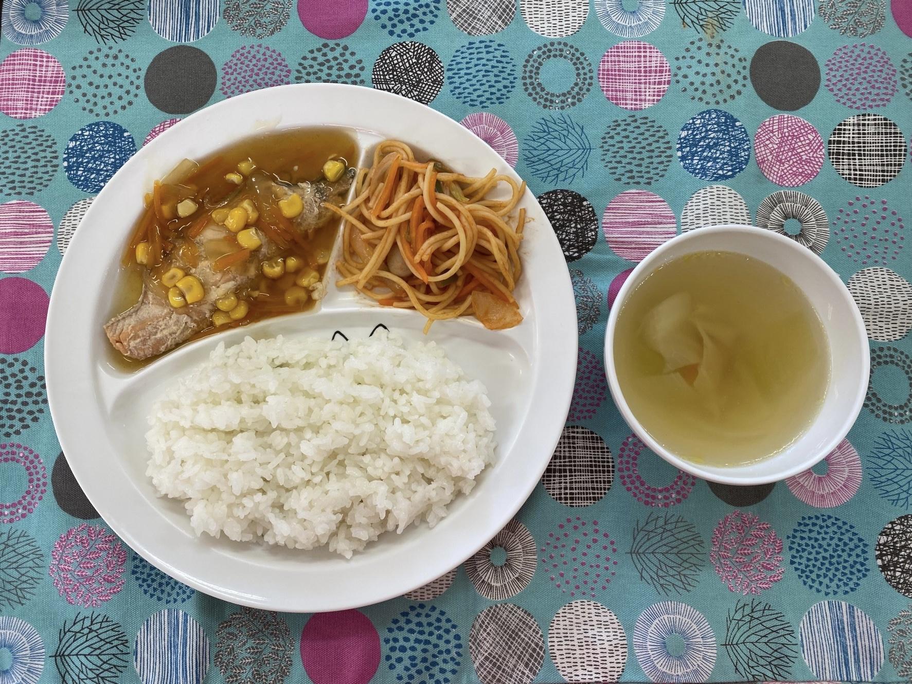 鮭の野菜あんかけ