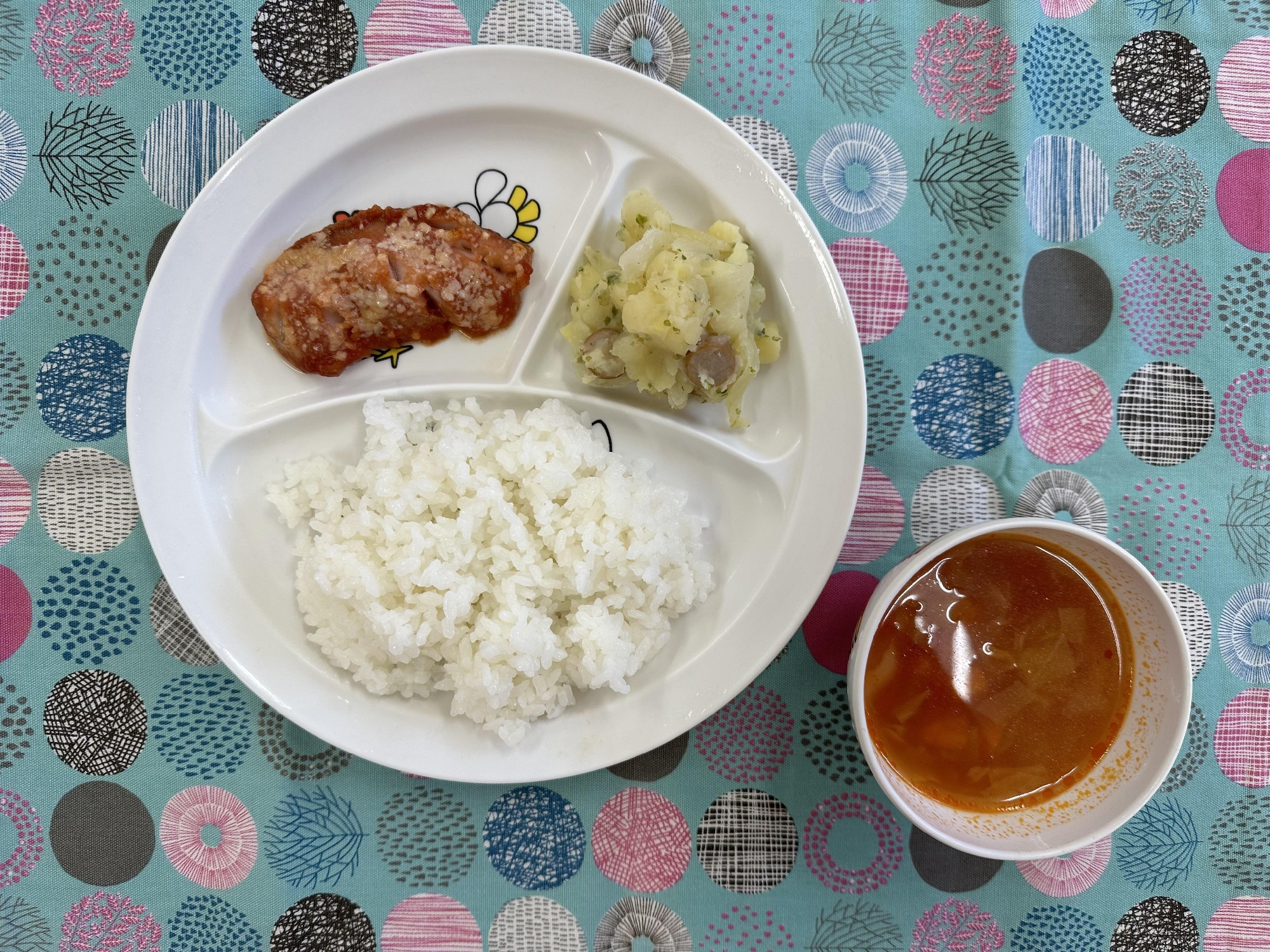 鱈のトマトチーズカレー焼き