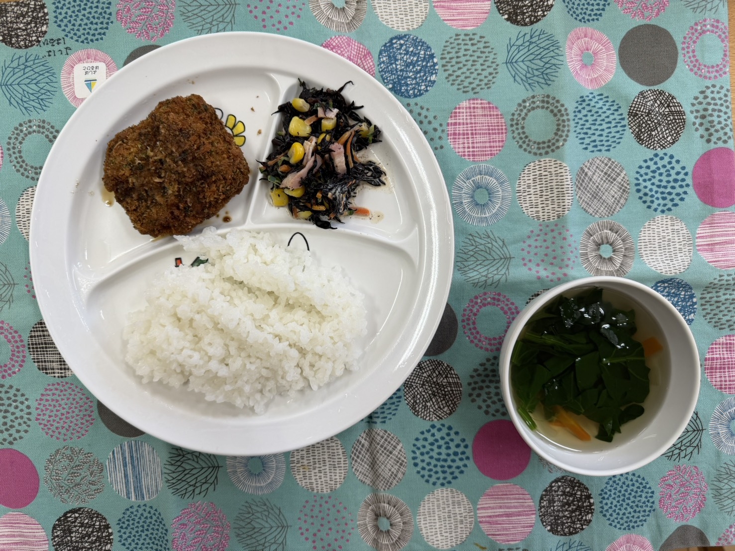 白身魚のあおさフライ