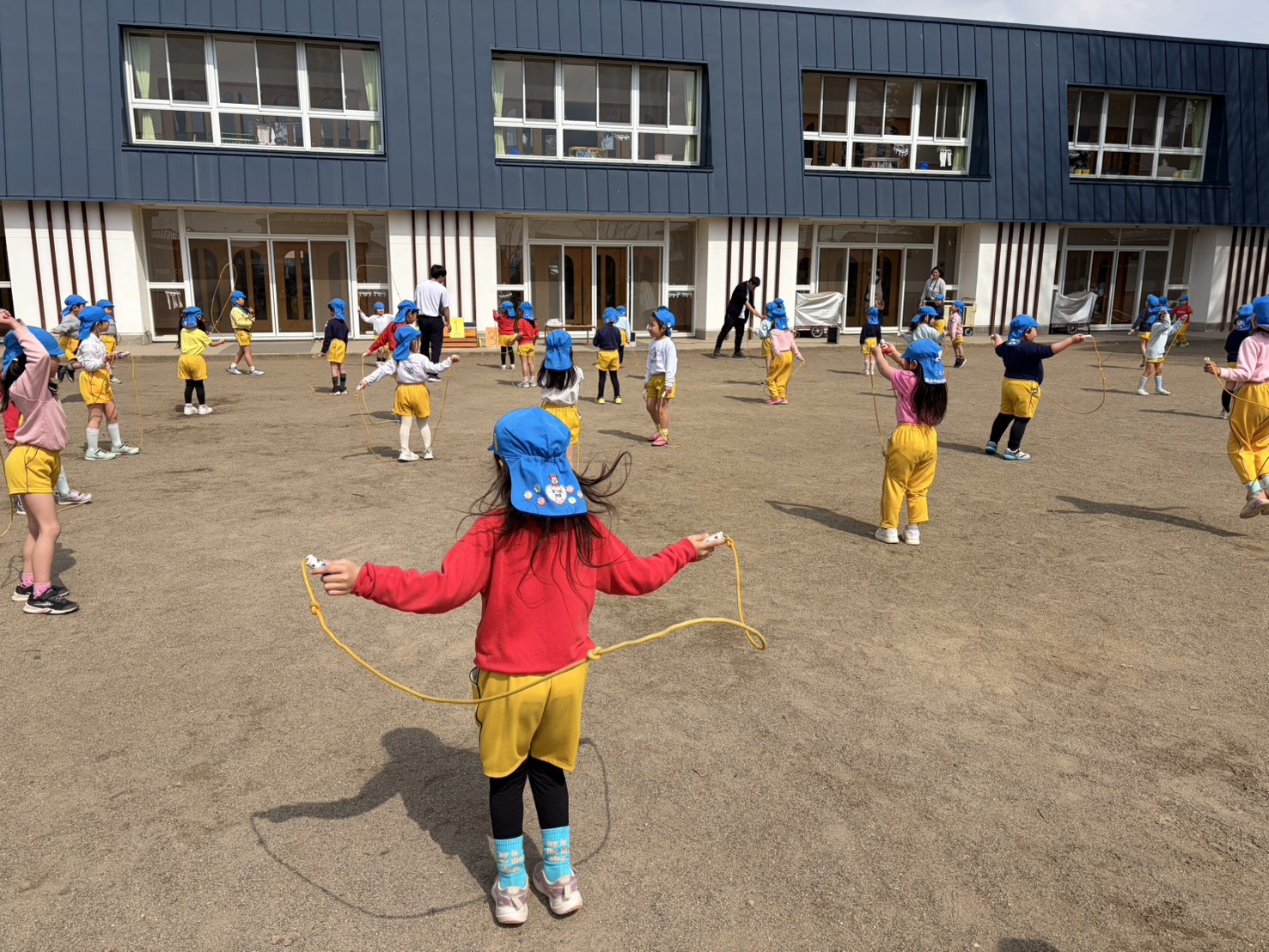 とんぼ組・ほし組　なわとび大会