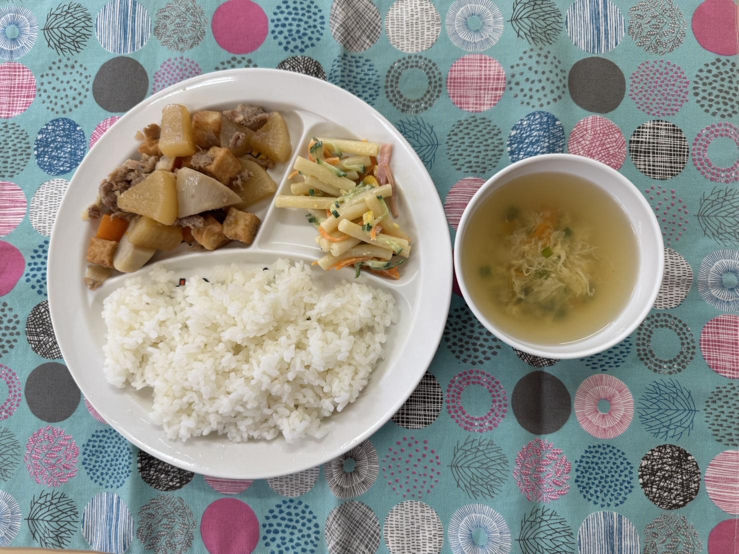 厚揚げと豚肉の煮物