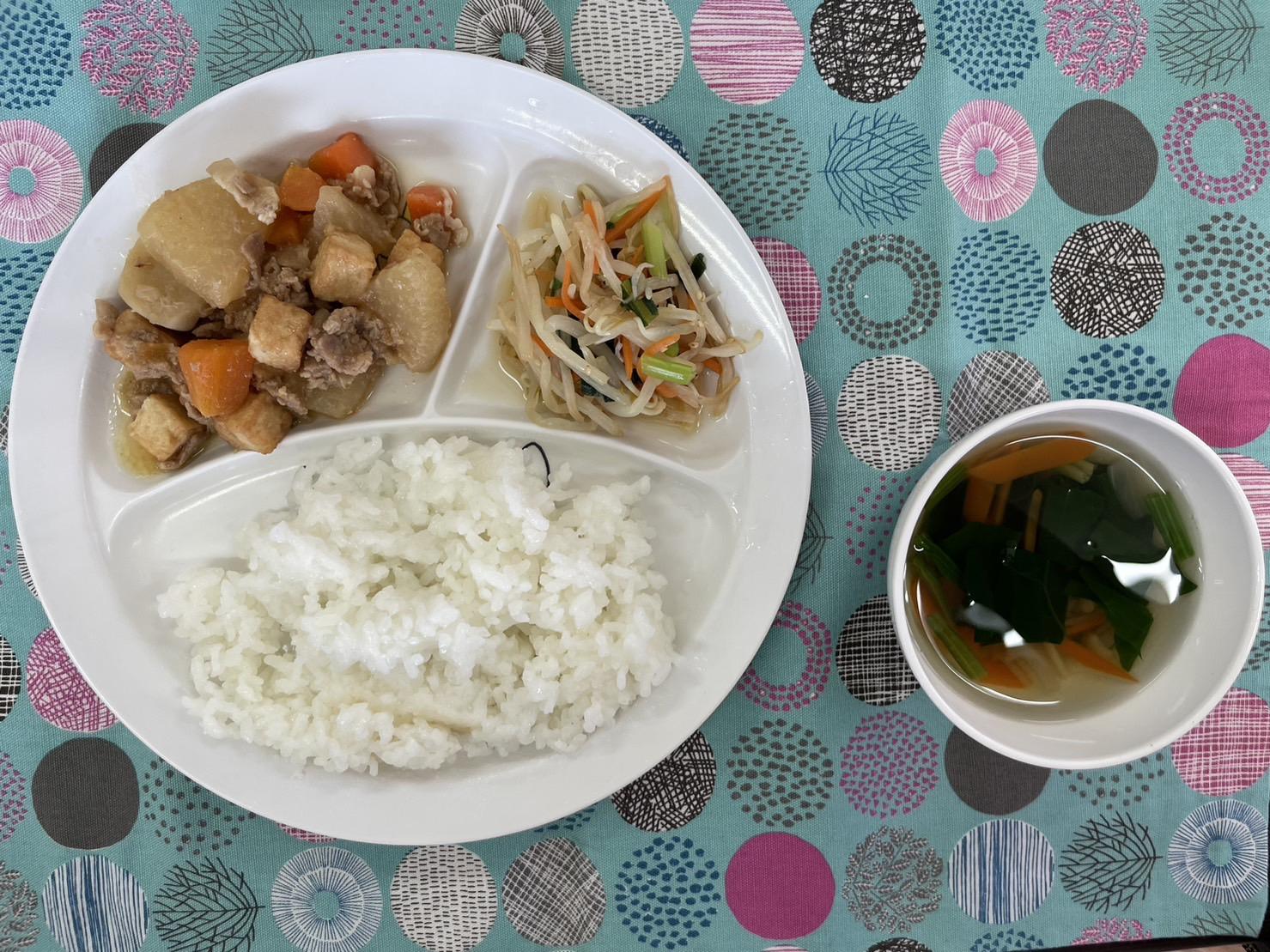 厚揚げと豚肉の煮物